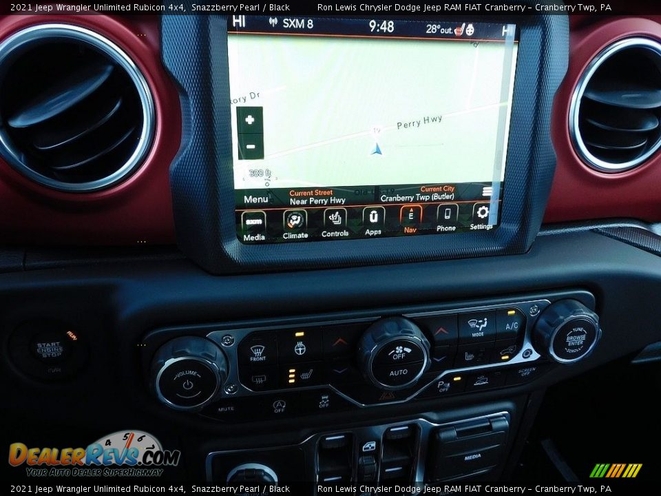 2021 Jeep Wrangler Unlimited Rubicon 4x4 Snazzberry Pearl / Black Photo #15