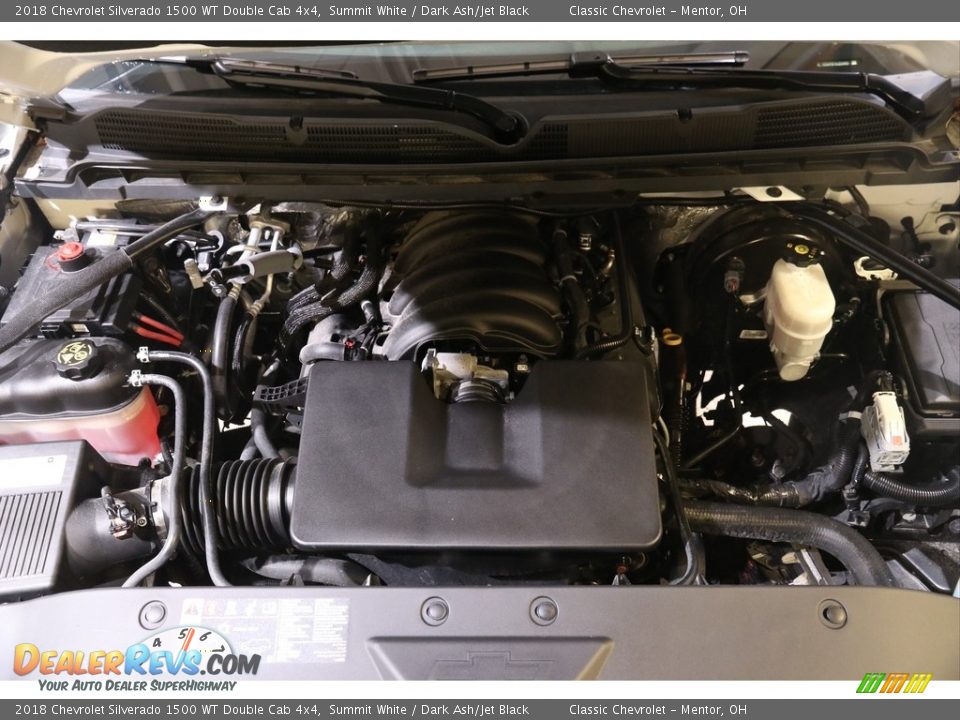 2018 Chevrolet Silverado 1500 WT Double Cab 4x4 4.3 Liter DI OHV 12-Valve VVT EcoTech3 V6 Engine Photo #18