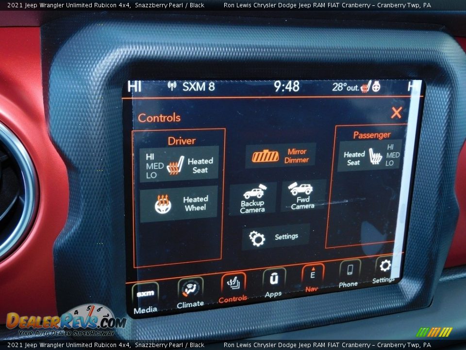 2021 Jeep Wrangler Unlimited Rubicon 4x4 Snazzberry Pearl / Black Photo #16