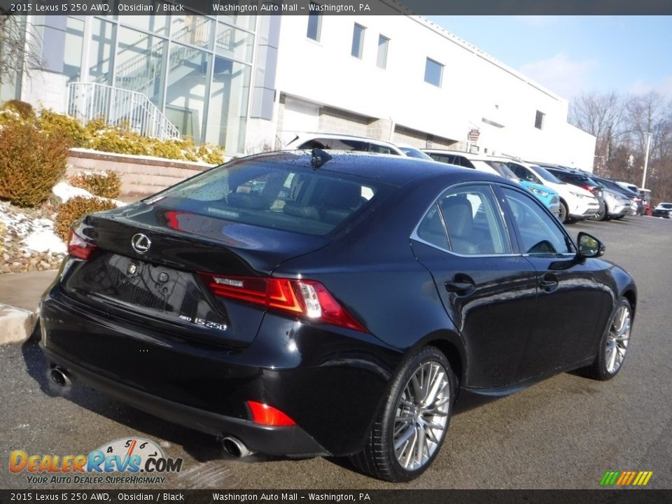 2015 Lexus IS 250 AWD Obsidian / Black Photo #15