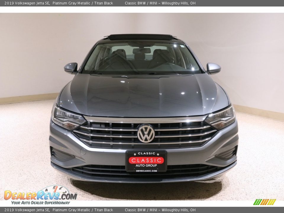 2019 Volkswagen Jetta SE Platinum Gray Metallic / Titan Black Photo #2