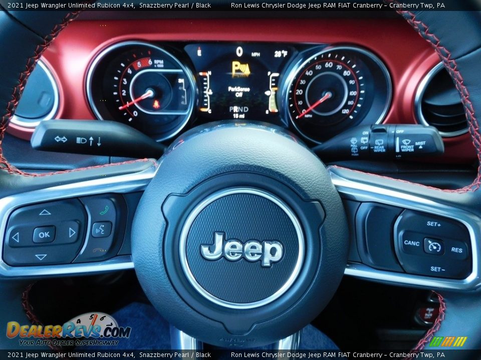 2021 Jeep Wrangler Unlimited Rubicon 4x4 Snazzberry Pearl / Black Photo #19