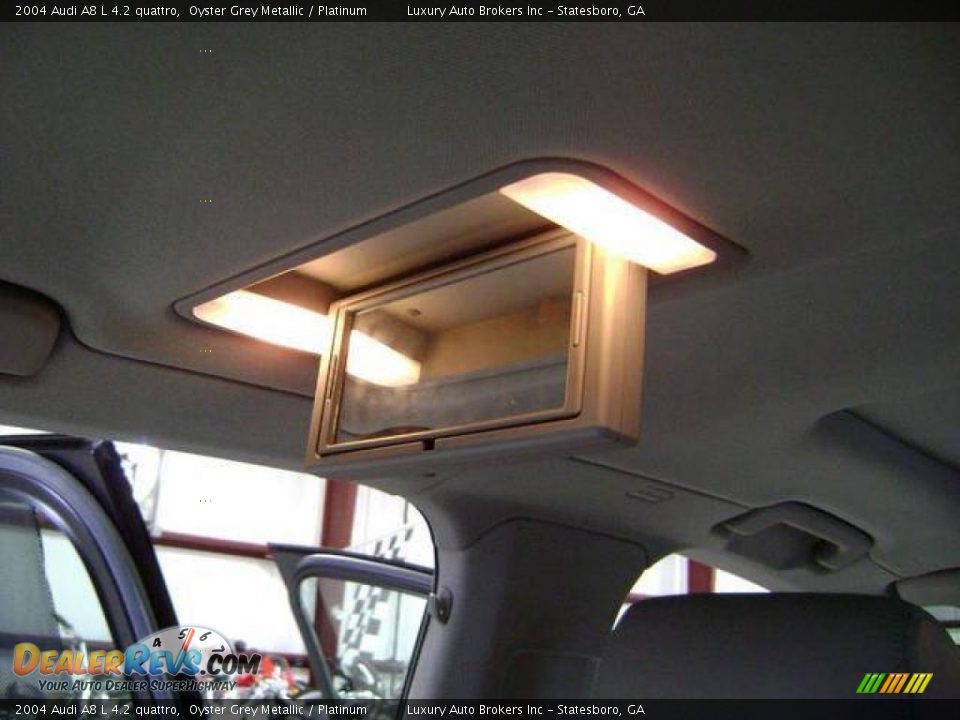 2004 Audi A8 L 4.2 quattro Oyster Grey Metallic / Platinum Photo #3