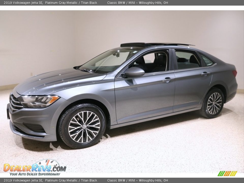 2019 Volkswagen Jetta SE Platinum Gray Metallic / Titan Black Photo #3