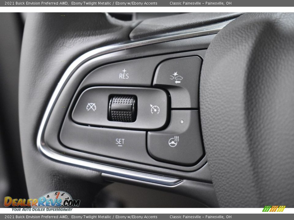 2021 Buick Envision Preferred AWD Ebony Twilight Metallic / Ebony w/Ebony Accents Photo #16