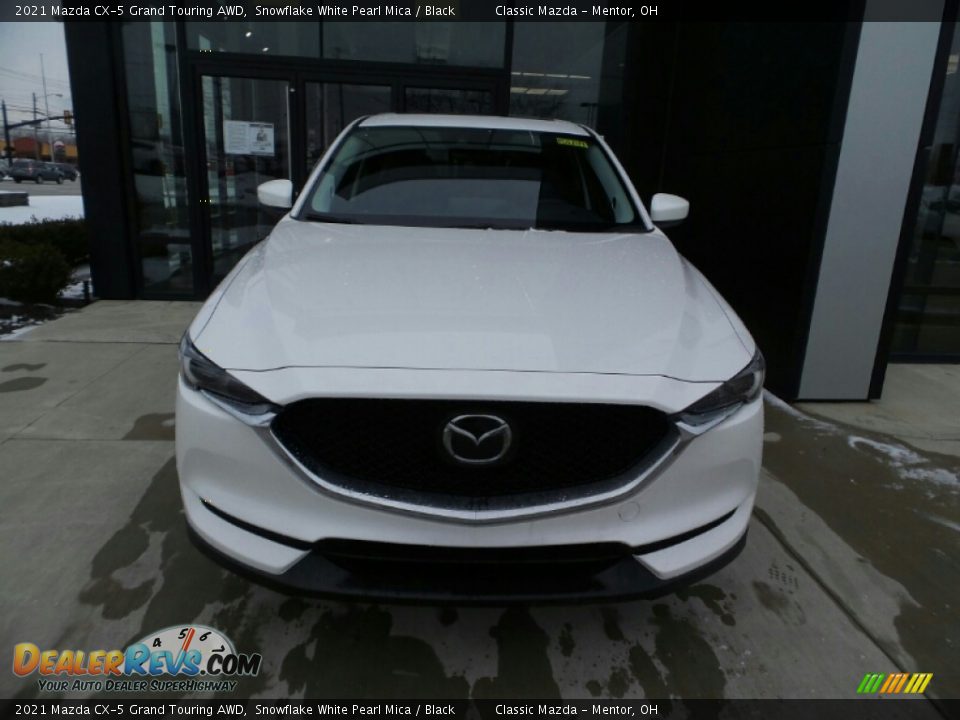 2021 Mazda CX-5 Grand Touring AWD Snowflake White Pearl Mica / Black Photo #2