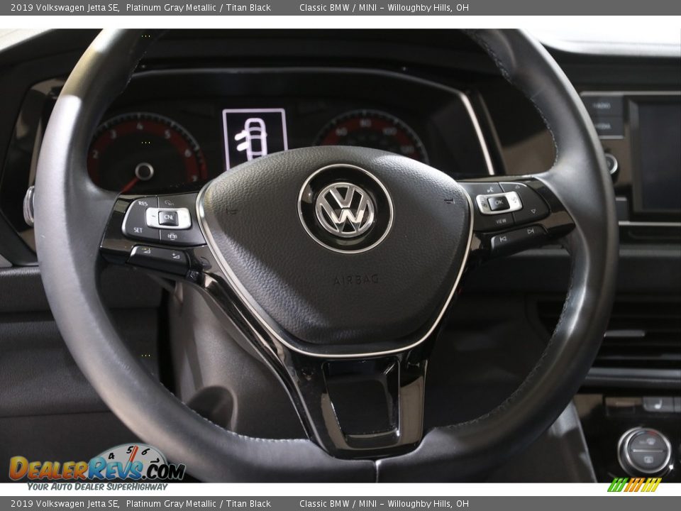 2019 Volkswagen Jetta SE Platinum Gray Metallic / Titan Black Photo #7