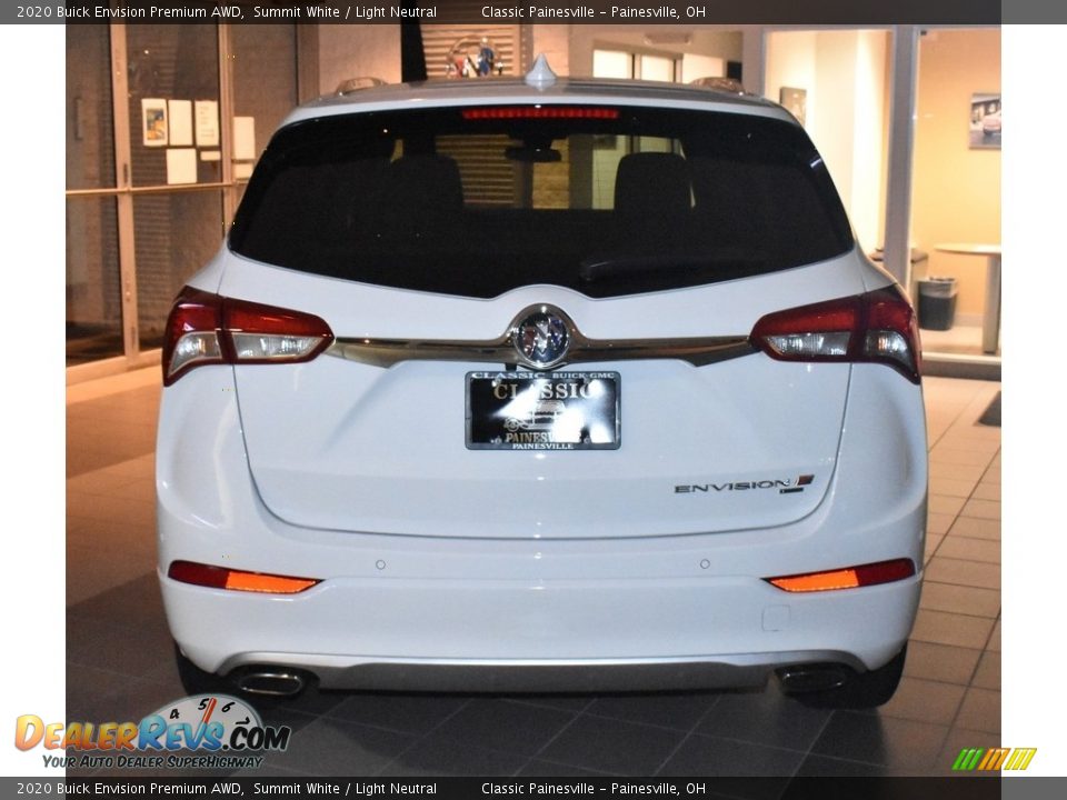 2020 Buick Envision Premium AWD Summit White / Light Neutral Photo #3