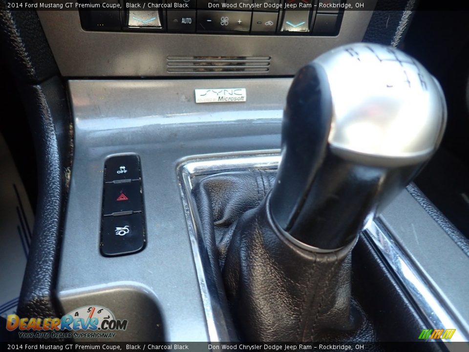 2014 Ford Mustang GT Premium Coupe Black / Charcoal Black Photo #29