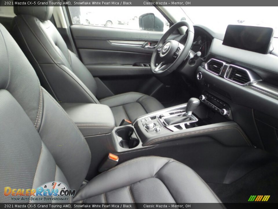 2021 Mazda CX-5 Grand Touring AWD Snowflake White Pearl Mica / Black Photo #4