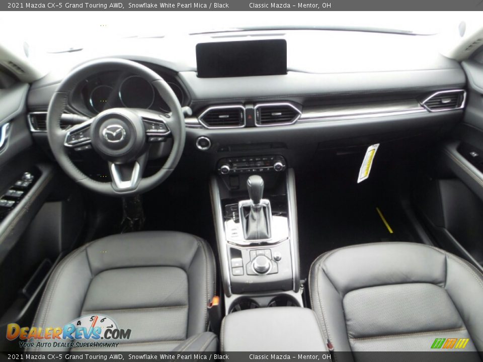 2021 Mazda CX-5 Grand Touring AWD Snowflake White Pearl Mica / Black Photo #5