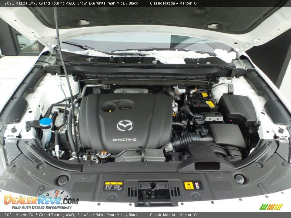 2021 Mazda CX-5 Grand Touring AWD Snowflake White Pearl Mica / Black Photo #8