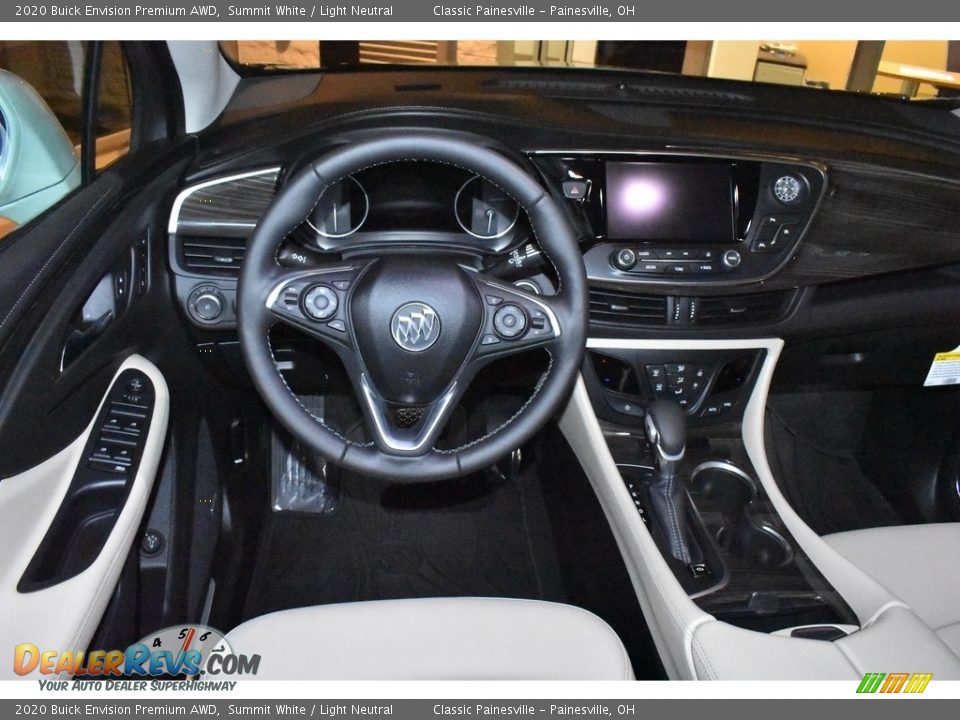 2020 Buick Envision Premium AWD Summit White / Light Neutral Photo #9