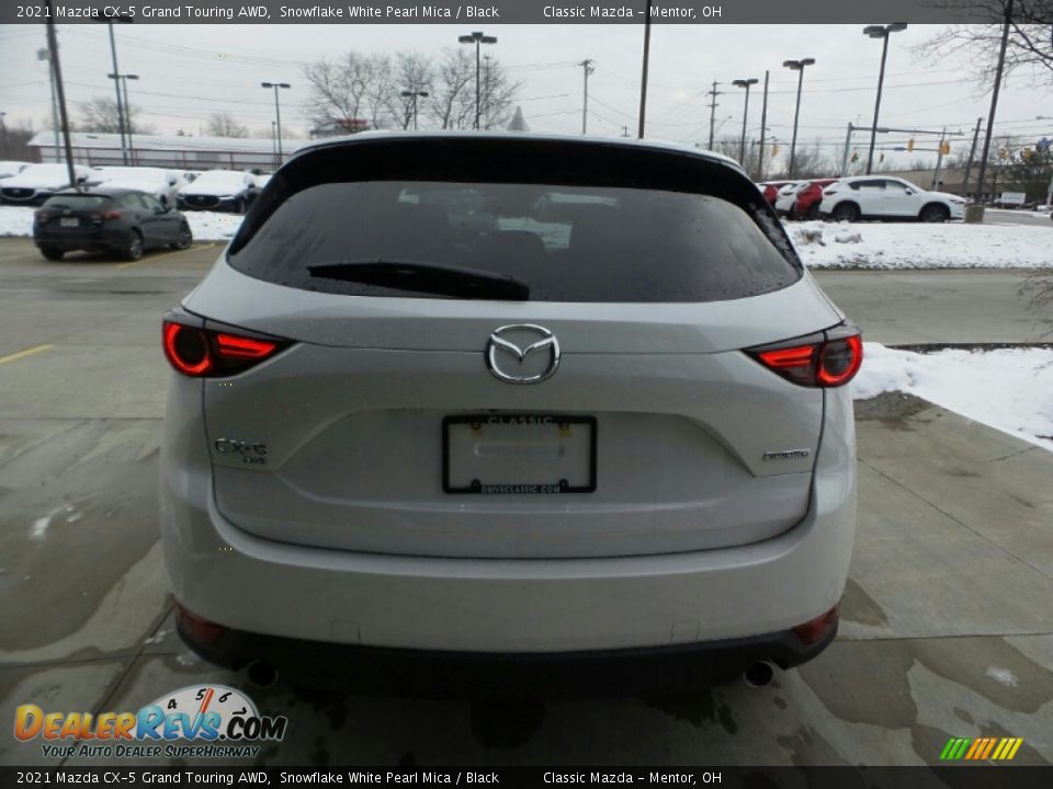 2021 Mazda CX-5 Grand Touring AWD Snowflake White Pearl Mica / Black Photo #9