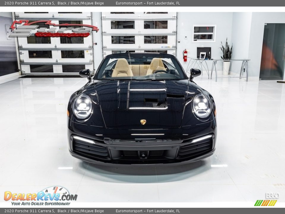 2020 Porsche 911 Carrera S Black / Black/Mojave Beige Photo #2