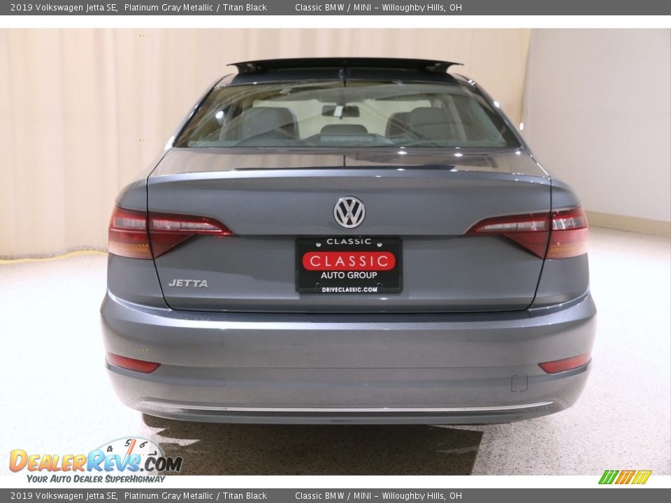 2019 Volkswagen Jetta SE Platinum Gray Metallic / Titan Black Photo #18