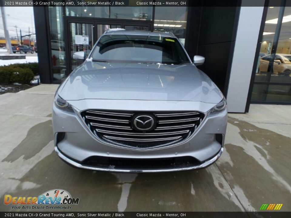 2021 Mazda CX-9 Grand Touring AWD Sonic Silver Metallic / Black Photo #2
