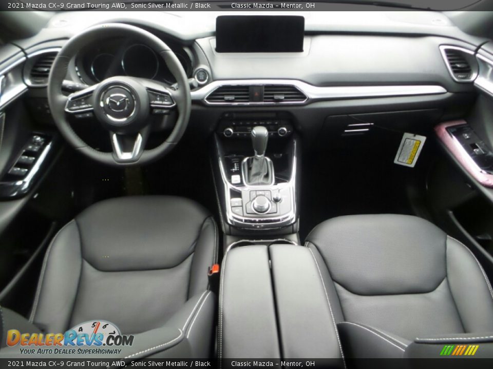 2021 Mazda CX-9 Grand Touring AWD Sonic Silver Metallic / Black Photo #5