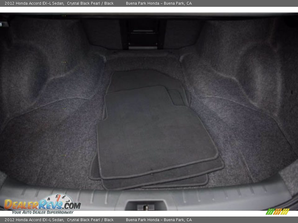 2012 Honda Accord EX-L Sedan Crystal Black Pearl / Black Photo #19