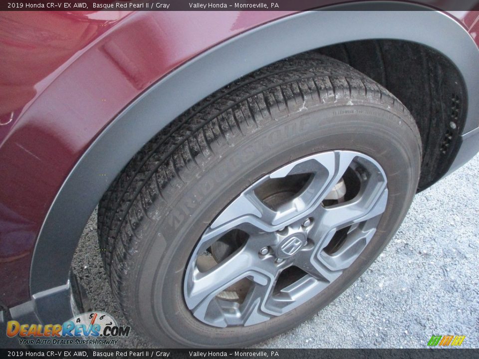 2019 Honda CR-V EX AWD Basque Red Pearl II / Gray Photo #6