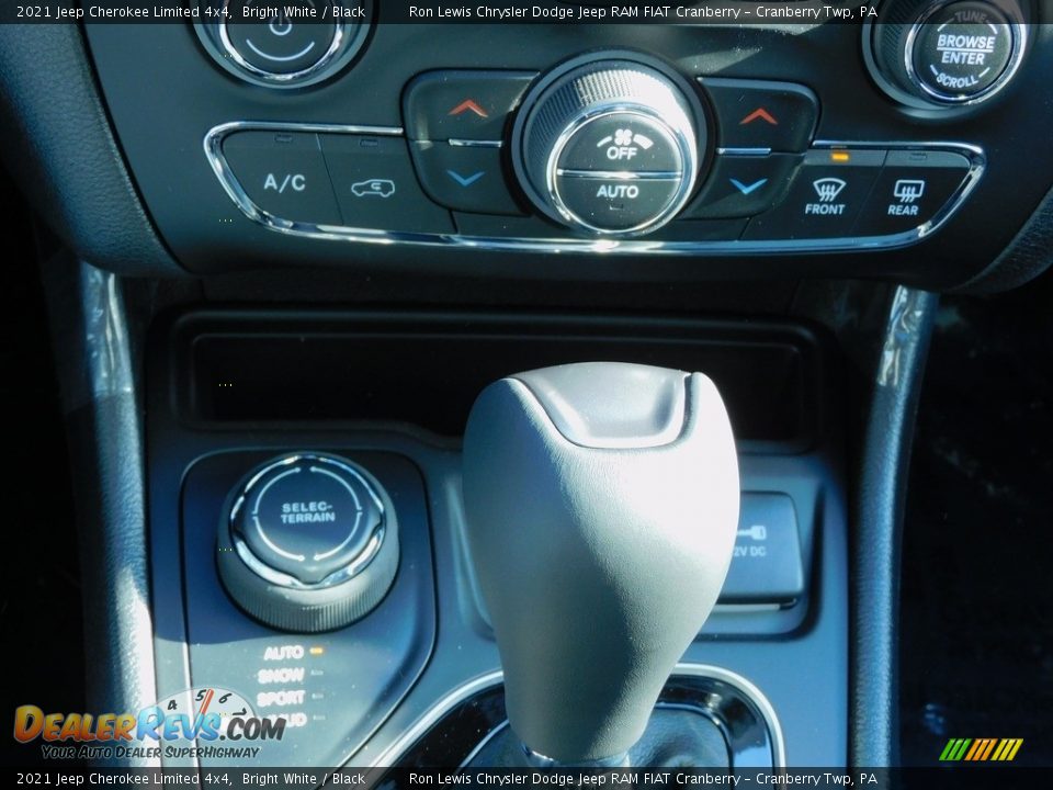 2021 Jeep Cherokee Limited 4x4 Bright White / Black Photo #19