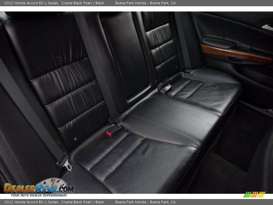 2012 Honda Accord EX-L Sedan Crystal Black Pearl / Black Photo #21
