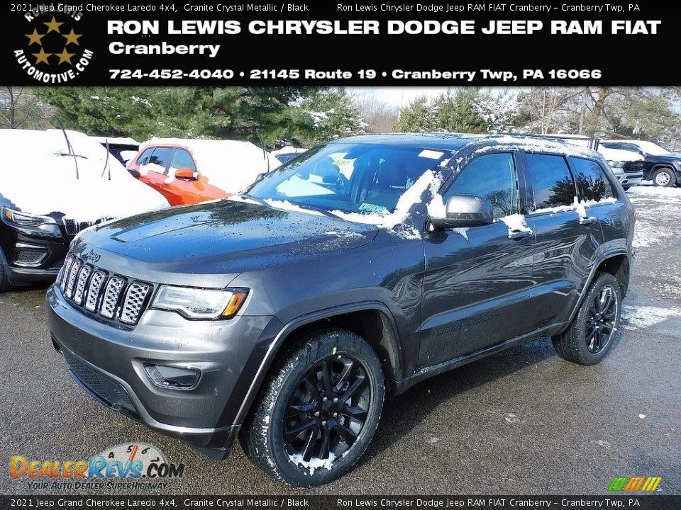 2021 Jeep Grand Cherokee Laredo 4x4 Granite Crystal Metallic / Black Photo #1