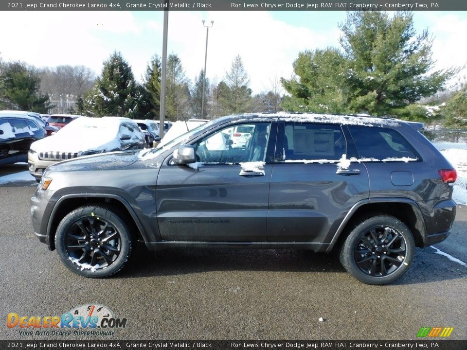 2021 Jeep Grand Cherokee Laredo 4x4 Granite Crystal Metallic / Black Photo #9