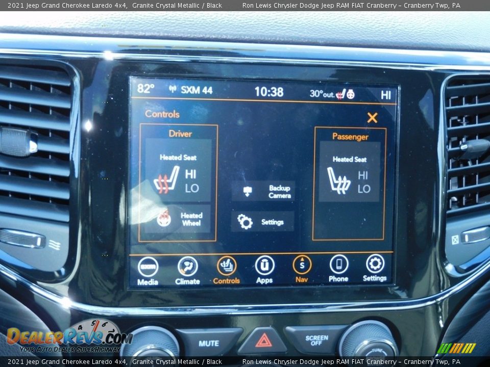 2021 Jeep Grand Cherokee Laredo 4x4 Granite Crystal Metallic / Black Photo #17