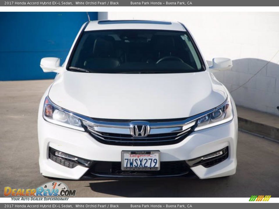 2017 Honda Accord Hybrid EX-L Sedan White Orchid Pearl / Black Photo #7