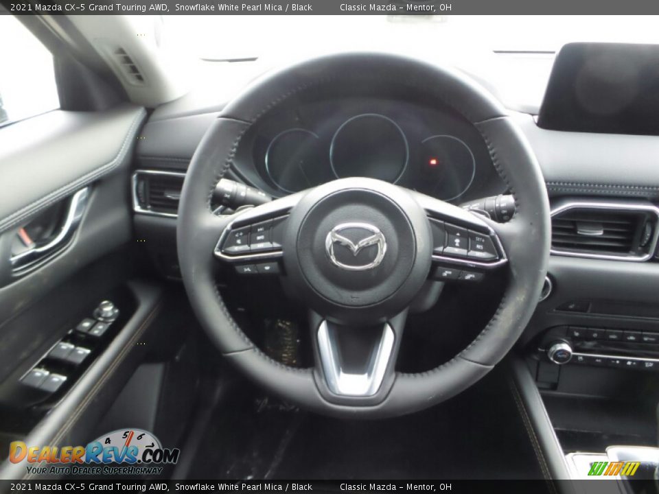 2021 Mazda CX-5 Grand Touring AWD Snowflake White Pearl Mica / Black Photo #7