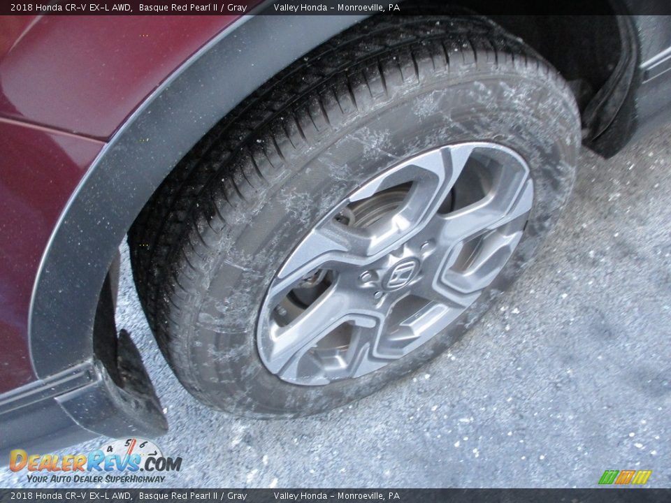 2018 Honda CR-V EX-L AWD Basque Red Pearl II / Gray Photo #6