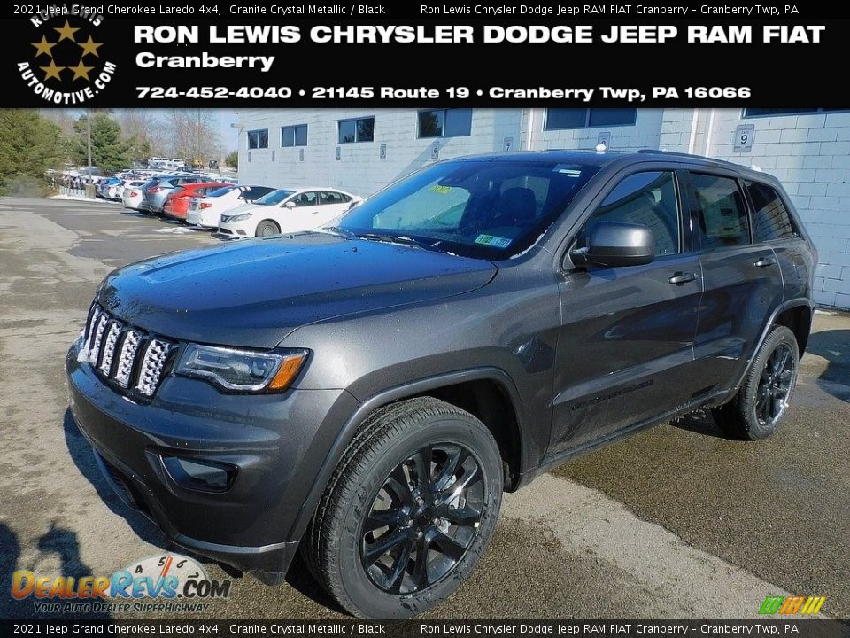 2021 Jeep Grand Cherokee Laredo 4x4 Granite Crystal Metallic / Black Photo #1