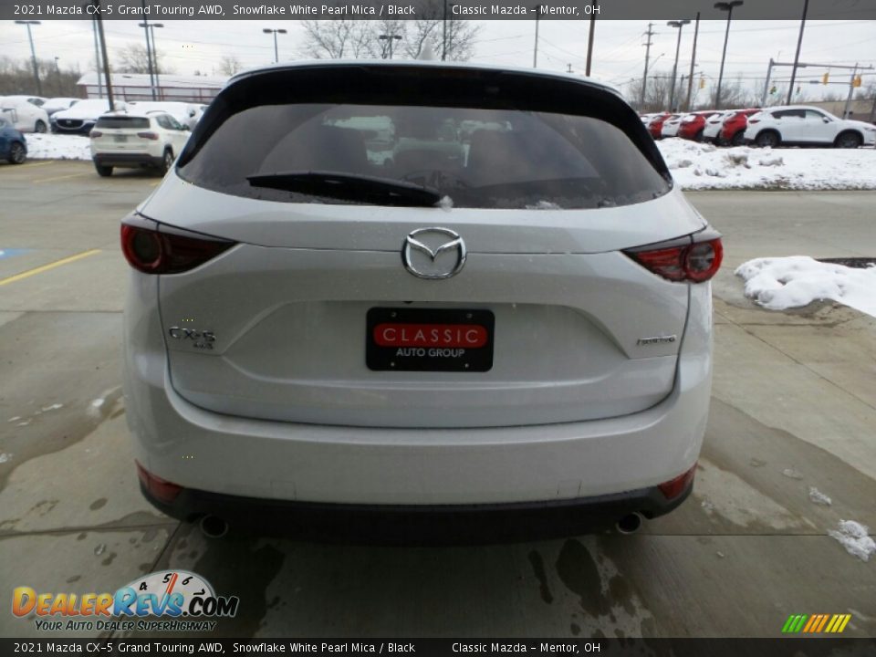 2021 Mazda CX-5 Grand Touring AWD Snowflake White Pearl Mica / Black Photo #10