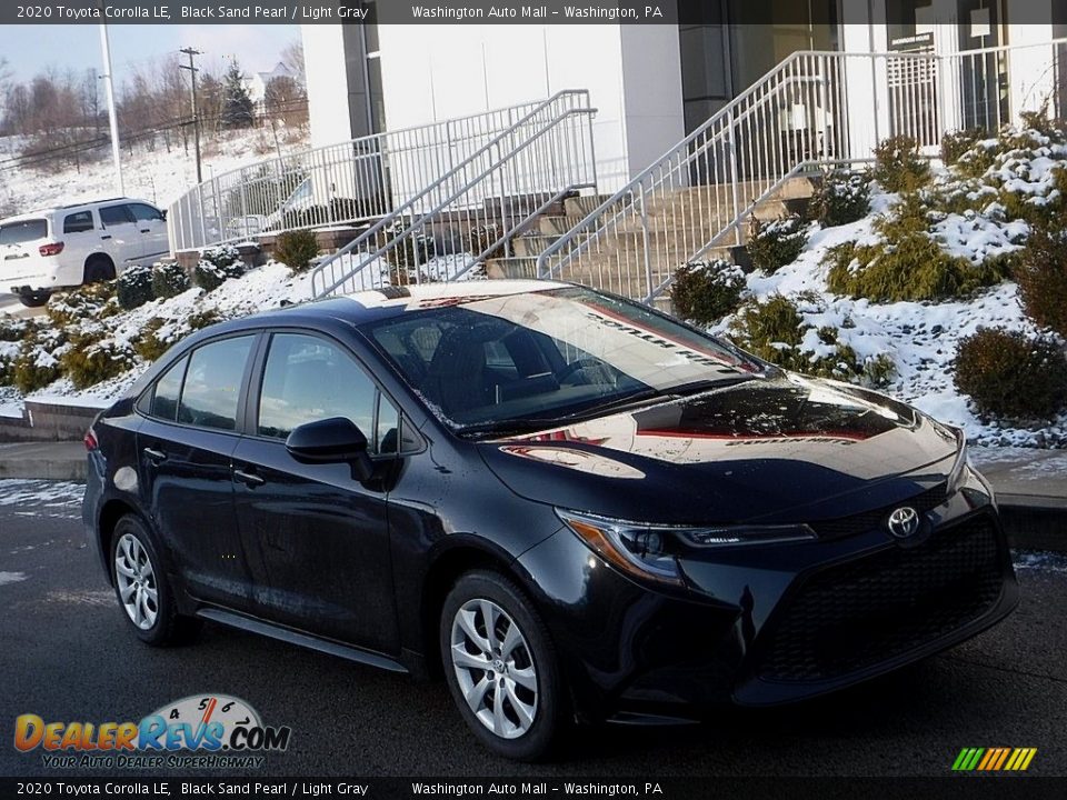 2020 Toyota Corolla LE Black Sand Pearl / Light Gray Photo #1