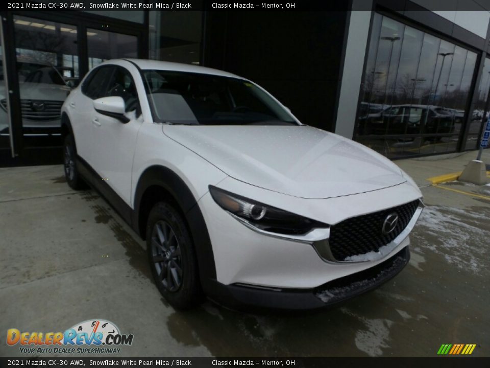 2021 Mazda CX-30 AWD Snowflake White Pearl Mica / Black Photo #1