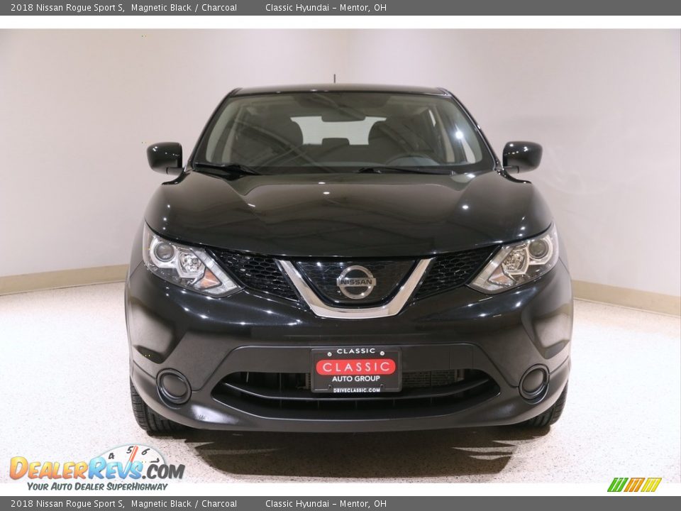 2018 Nissan Rogue Sport S Magnetic Black / Charcoal Photo #2