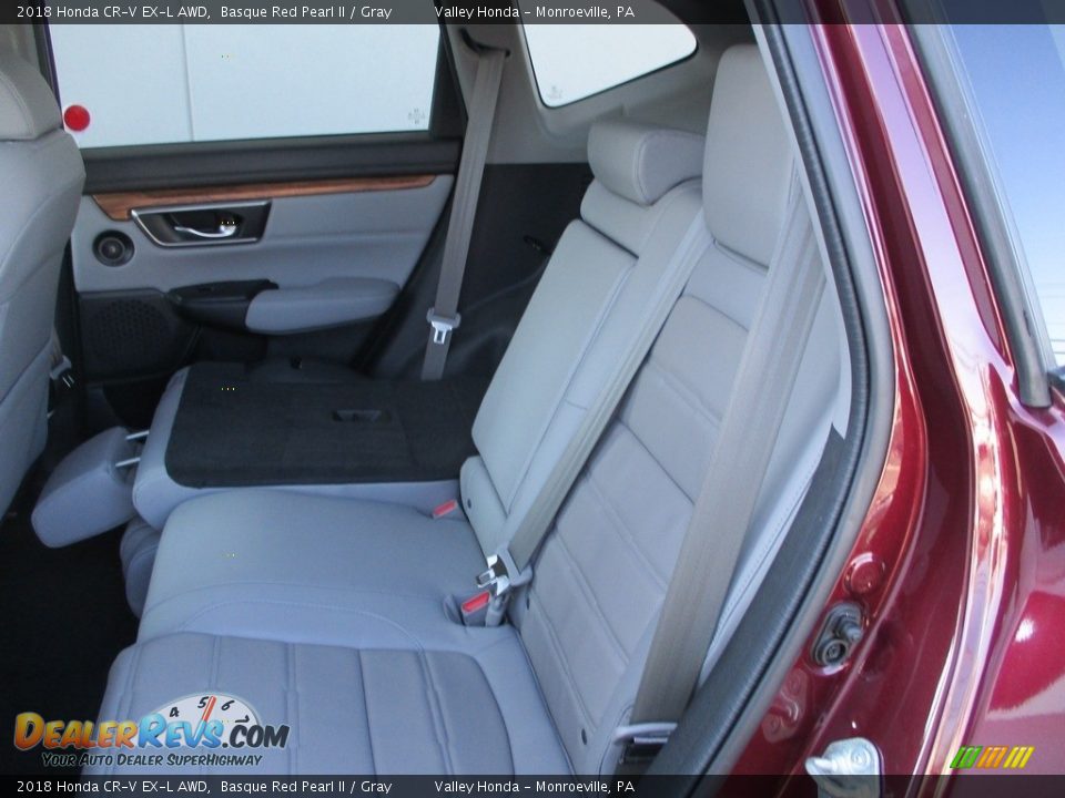 2018 Honda CR-V EX-L AWD Basque Red Pearl II / Gray Photo #13