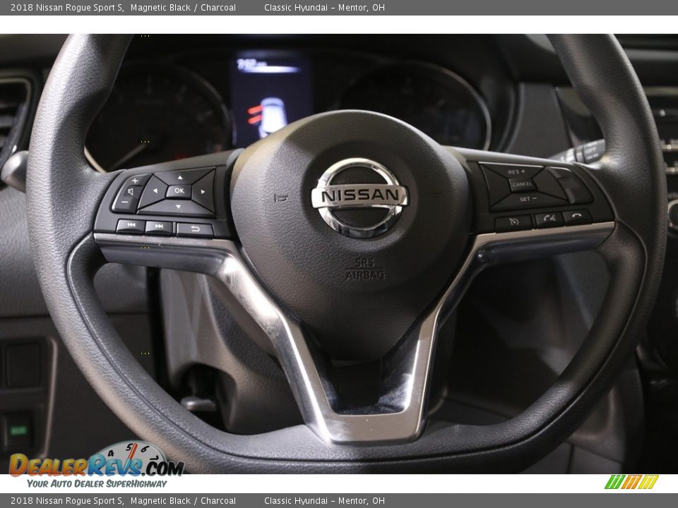 2018 Nissan Rogue Sport S Magnetic Black / Charcoal Photo #7