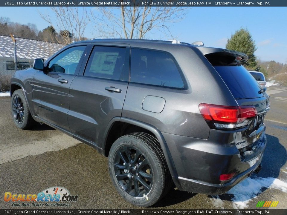 2021 Jeep Grand Cherokee Laredo 4x4 Granite Crystal Metallic / Black Photo #8