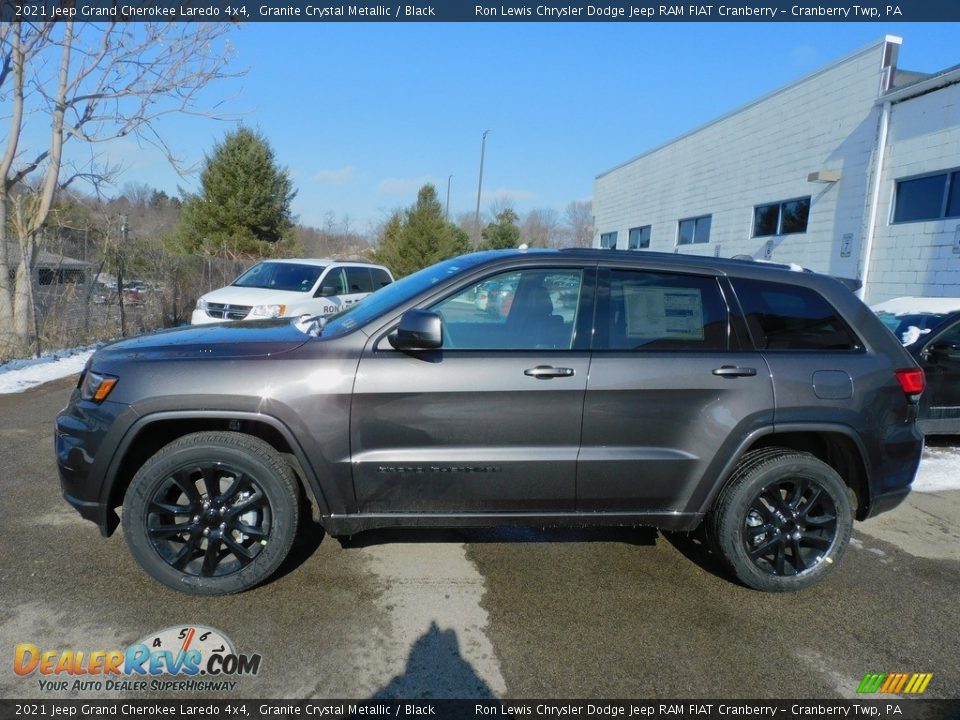 2021 Jeep Grand Cherokee Laredo 4x4 Granite Crystal Metallic / Black Photo #9