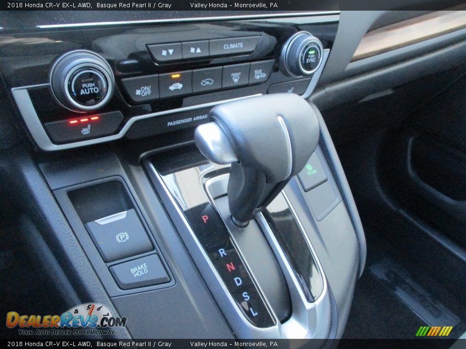 2018 Honda CR-V EX-L AWD Basque Red Pearl II / Gray Photo #16