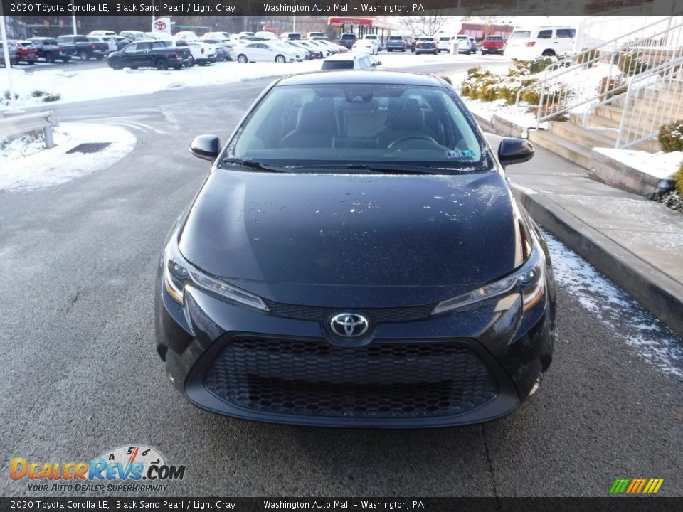 2020 Toyota Corolla LE Black Sand Pearl / Light Gray Photo #9