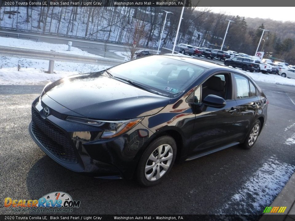 2020 Toyota Corolla LE Black Sand Pearl / Light Gray Photo #10