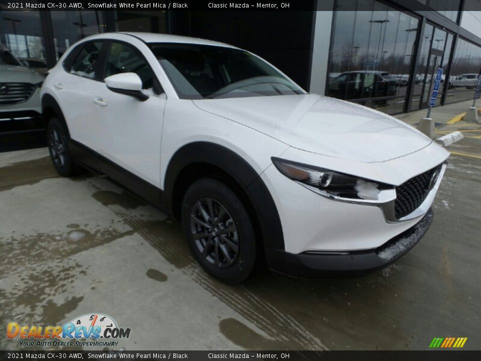 2021 Mazda CX-30 AWD Snowflake White Pearl Mica / Black Photo #1