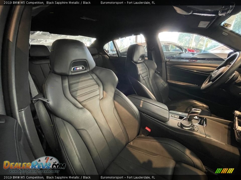 2019 BMW M5 Competition Black Sapphire Metallic / Black Photo #3