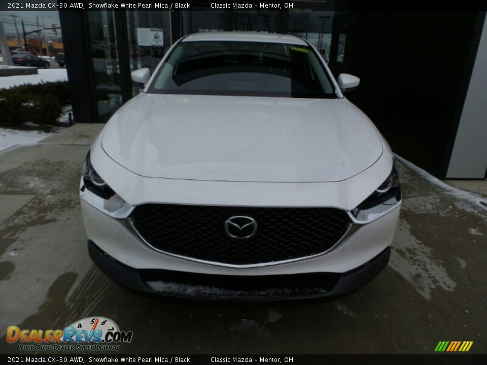 2021 Mazda CX-30 AWD Snowflake White Pearl Mica / Black Photo #2