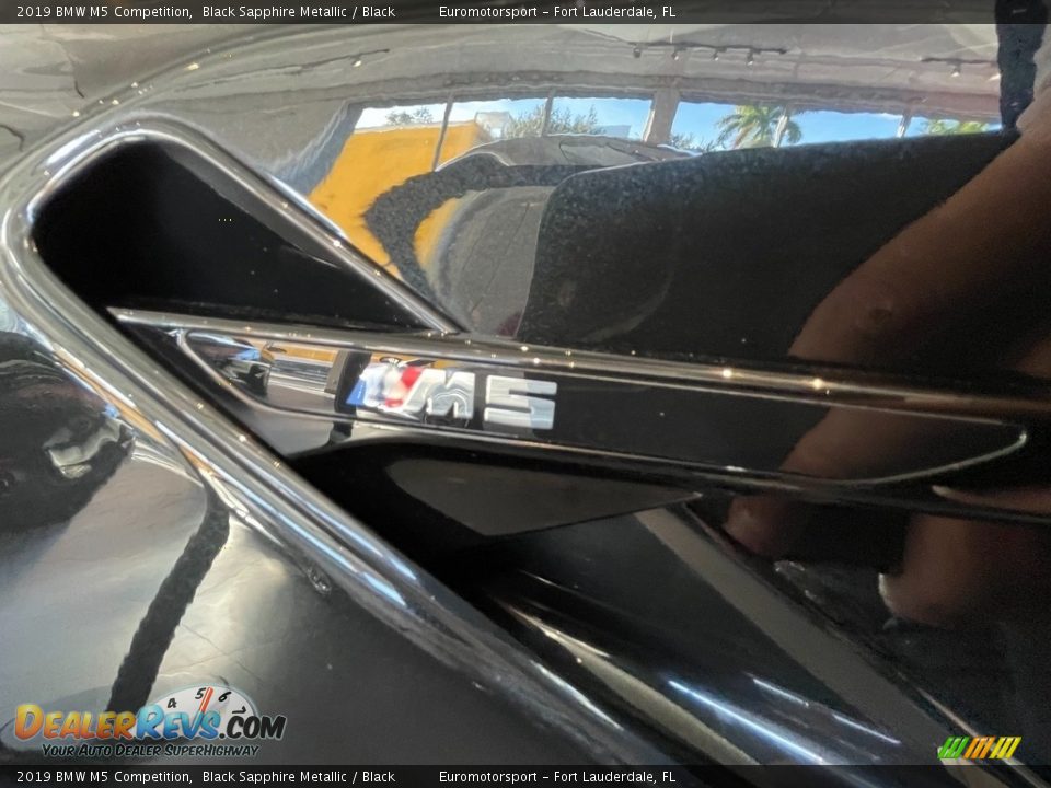 2019 BMW M5 Competition Black Sapphire Metallic / Black Photo #4