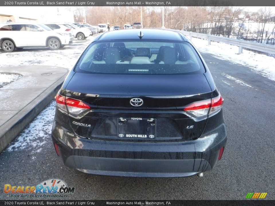 2020 Toyota Corolla LE Black Sand Pearl / Light Gray Photo #13