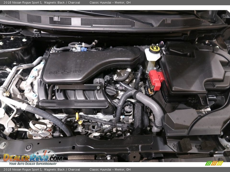 2018 Nissan Rogue Sport S Magnetic Black / Charcoal Photo #17